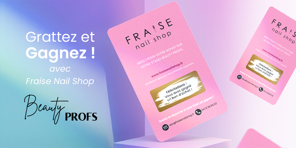 carte a gratter fraise nail shop